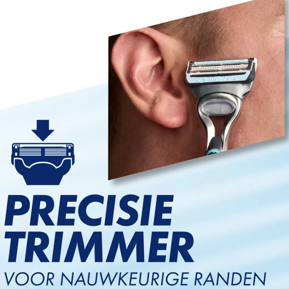 Heren Gillette Scheermesjes SkinGuard Sensitive 4 stuks