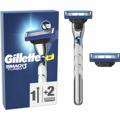 Heren Gillette Scheermes Mach3 Turbo 1 set