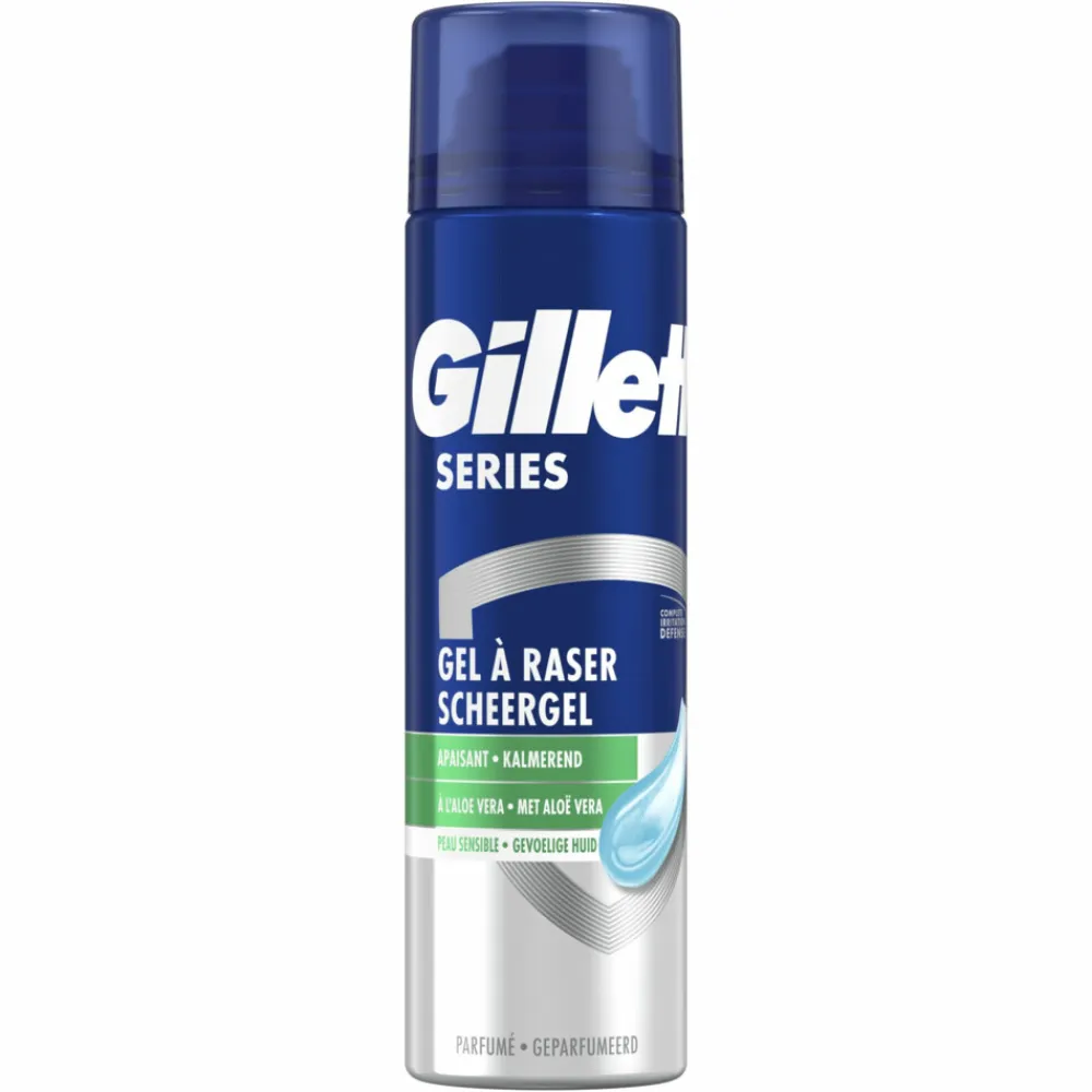 Heren Gillette Series Gevoelige Huid Scheergel 200 ml