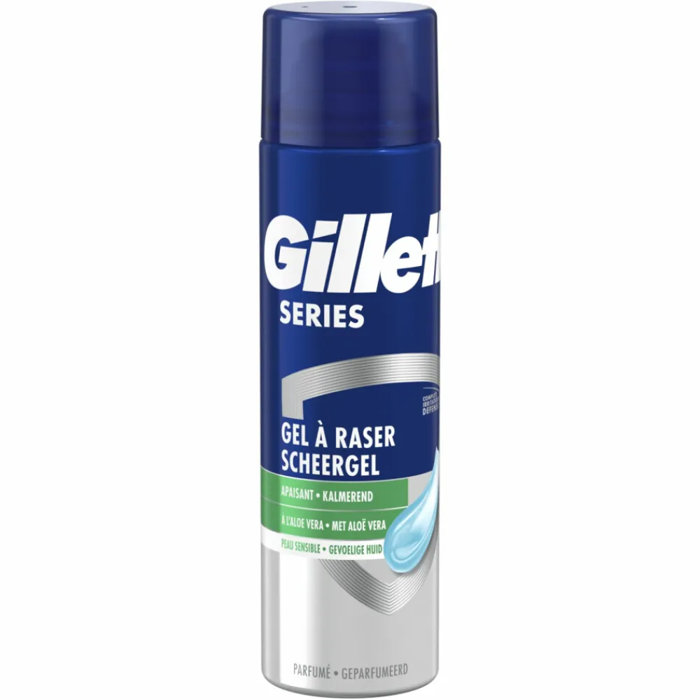 Heren Gillette Series Gevoelige Huid Scheergel 200 ml