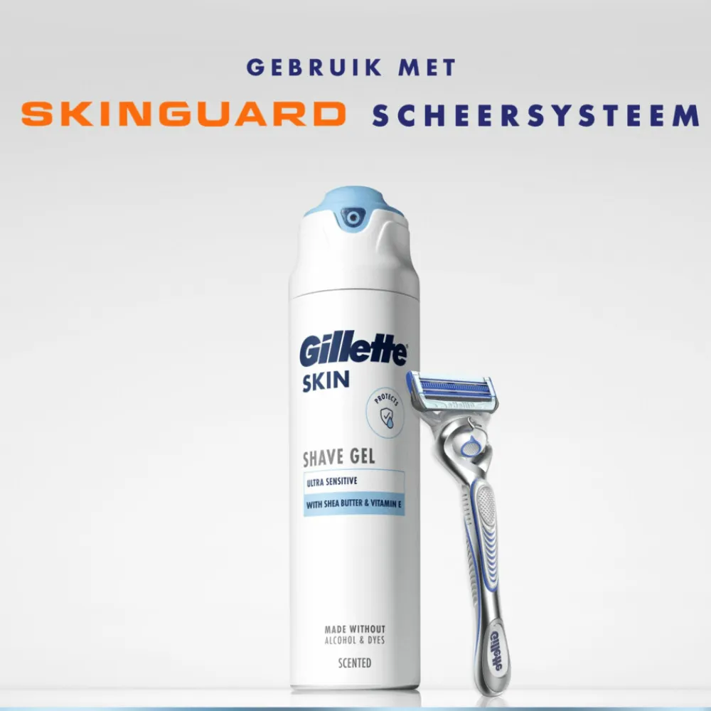 Heren Gillette Skin Scheergel Ultra Gevoelige Huid 200 ml