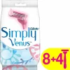 Heren Gillette Venus Simply 3 Wegwerpmesjes 12 stuks