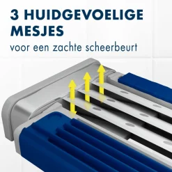 Heren Gillette Wegwerpmesjes Blue III 12 stuks