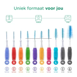 GUM Trav-Ler Ragers Blauw 1.6mm 6 stuks