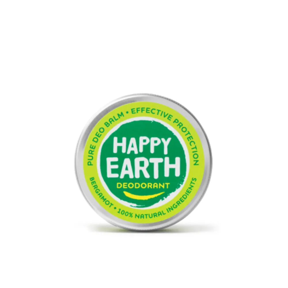 Happy Earth 100% Natuurlijke Deodorant Balm Bergamot 45 gr