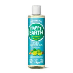 Happy Earth 100% Natuurlijke Douchegel Cedar Lime 300 ml