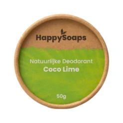 HappySoaps Natuurlijke Deodorant Kokos En Limoen 50 gr