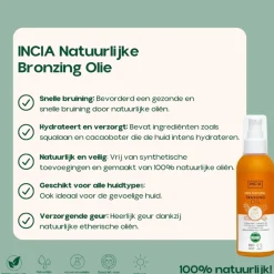 INCIA 100% Natural Tanning Oil 150 ml