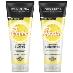 John Frieda Sheer Blonde Go Blonder - Shampoo 1x 250 ml & Conditioner 1x 250 ml - Pakket