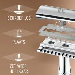 Heren King C. Gillette Double Edge Safety Razor Navulling Scheermesjes 10 stuks