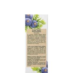 Kneipp Badolie Muscle Soothing JeneverbesDe weldadige ® Badolie Muscle Soothing bevat een hoog aandeel waardevolle etherische oliën van jeneverbes, wintergroen en rozemarijn. In combinatie met de weldadige werking van het warme water ontwikkelt zich de natuurlijke geurwerking van de etherische oliën. Deze badervaring verwarmt het hele lichaam en is verkwikkend voor de spieren.Dermatologisch getestNiet parfumvrijPH NeutraalProefdiervrijVeganGeschikt voor alle huidtypen Gevarenaanduidingen Ontvlambaar Milieugevaarlijk Zeer licht ontvlambaar gas. Zeer licht ontvlambare aerosol. Zeer licht ontvlambare vloeistof en damp. Licht ontvlambare vloeistof en damp. Ontvlambare vaste stof. Ontvlambare aerosol. Ontvlambare vloeistof en damp. Zeer giftig voor in het water levende organismen. Zeer giftig voor in het water levende organismen, met langdurige gevolgen. Giftig voor in het water levende organismen, met langdurige gevolgen. Aanvullende informatie Hoe te gebruiken?Schroefdopje 1 keer vullen en badolie toevoegen aan het water (36-38ºC). Duur van het bad: 15-20 min. Dopje omspoelen.Cosmeticaproduct. Niet voor inwendig gebruik. Buiten het bereik van kinderen houden. Waarschuwing: Om verkleuringen te voorkomen, de badolie toevoegen aan het stromende water. Onverdund product bij direct contact met voorwerpen of de huid gelijk afspoelen met water. Badkuip na het baden naspoelen.Ingrediënten:Polysorbate 20, Pinus Pinaster Oil, Aqua (Water), Parfum (Fragrance), Eucalyptus Globulus Leaf Oil, Gaultheria Procumbens (Wintergreen) Leaf Oil, Limonene, Juniperus Communis Fruit Oil, Rosmarinus Officinalis (Rosemary) Leaf Oil, Rosmarinus Officinalis (Rosemary) Leaf Extract, Helianthus Annuus (Sunflower) Seed Oil, Linalool, Geraniol, Glycine Soja (Soybean) Oil, Tocopherol, CI 47005 Ingrediënten Polysorbate 20, Aqua (Water), Glycerin, Eucalyptus Globulus Leaf Oil, Parfum (Fragrance), Limonene, Juniperus Communis Fruit Oil, Juniperus Phoenicea Wood Oil Rectified, Rosmarinus Officinalis (Rosemary) Leaf Oil, Linalool, Geraniol, Sodium Levulinate, Sodium Anisate, CitricAcid, Glycine Soja (Soybean) Oil, Tocopherol, CI 47005. Fabrikant informatie Merk: Ean: 4008233032894 Artikel: 1057-832 Fabrikant gegevens: Adres: Vliegend Hertlaan 49 3526 KT Utrecht Nederland Contactgegevens: Tel: 030 281 3300 Email: [email protected] Website: https://www..com Reviews Schrijf jouw review Hoe controleren en plaatsen wij reviews? Plein plaatst enkel reviews van klanten en personen die het product daadwerkelijk gebruikt hebben, ook wanneer deze negatief of neutraal is. Voordat de review geplaatst wordt controleren we handmatig of deze écht is en voldoet aan onze reviewvoorwaarden. Wanneer het product op Plein gekocht is vermelden we dat bij de review. Plein betaalt niet voor reviews, wanneer een reviewer door een andere partij is vergoed staat dit erbij vermeld. Door Elien op 1 september 2022 | Heeft dit product gekocht Deze review is geschreven bij product Badolie Soft Skin Amandelbloesem 100 ml Verrukkelijke badolie met heerlijke geur en lekkere olie geen Super lekkere badolie Oorspronkelijk geplaatst op plein.nl Door Lydia Maria op 13 mei 2020 | Heeft dit product gekocht Deze review is geschreven bij product Badolie New Energy Rozemarijn 100 ml Zalig badmoment met deze olie Lekker genieten Heerlijke geur Super zacht en voedend voor de huid Mag ietsje beterkoop daar je in verhouding meer verbruikt dan badcreme of badschuim Heerlijk relaxen en tegelijk je huid laten verwennen met deze badolie van Oorspronkelijk geplaatst op plein.nl Door Morvenna op 17 december 2014 | Heeft dit product gekocht Deze review is geschreven bij product Badolie Relaxing Lavendel 100 ml Lekkere badolie, vooral in de winter als het koud is, kan je heerlijk ontspannen. Al een paar jaar mijn favoriet. Oorspronkelijk geplaatst op plein.nl Door Els op 11 december 2014 | Heeft dit product gekocht Deze review is geschreven bij product Badolie Refreshing Eucalyptus 100 ml Heerlijk na een week drukte Frisse geur Lichaam en geest komen tot rust erg lekkere badolie. Als ik het een weekje druk gehad heb kan ik altijd heerlijk relaxen door de frisse geur. Echt een aanrader Oorspronkelijk geplaatst op plein.nl Bekijk alle reviews 6x Badolie Muscle Soothing Jeneverbes 100 ml
