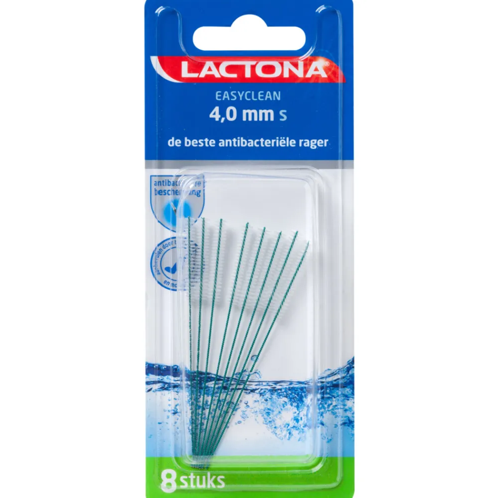 Lactona Ragers Easyclean S Groen Cilindrisch 4.0 mm 8 stuks