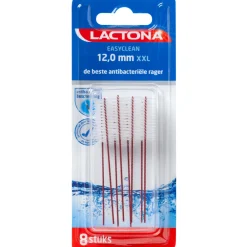 Lactona Ragers Easyclean XXL Rood Cilindrisch 12.0 mm 8 stuks