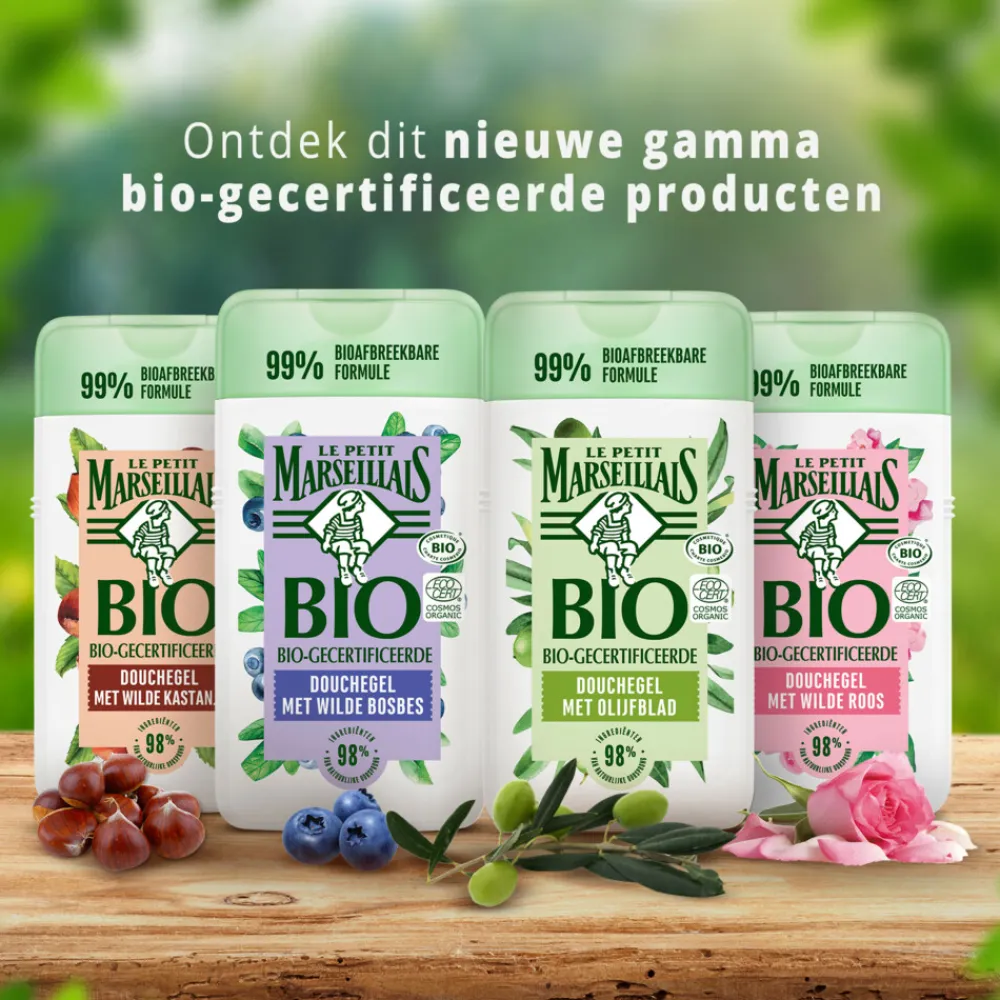 Le Petit Marseillais Douchegel Wild BIO Roos 250 ml
