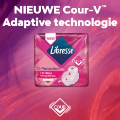 Libresse Ultra+ Regular Maandverband met Vleugels Jumbo Pack 38 stuks