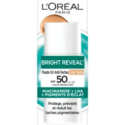 LOréal L'Oréal Bright Reveal Daily UV Fluid SPF 50+ 50 ml