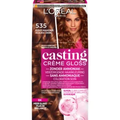 LOréal L'Oréal Casting Crème Gloss Semi-Permanente Haarkleuring 535 Licht Goud Mahoniebruin