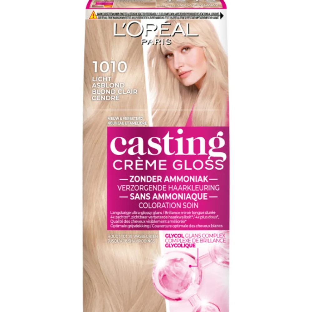 LOréal L'Oréal Casting Crème Gloss Semi-Permanente Haarkleuring 1010 Extra Licht Asblond