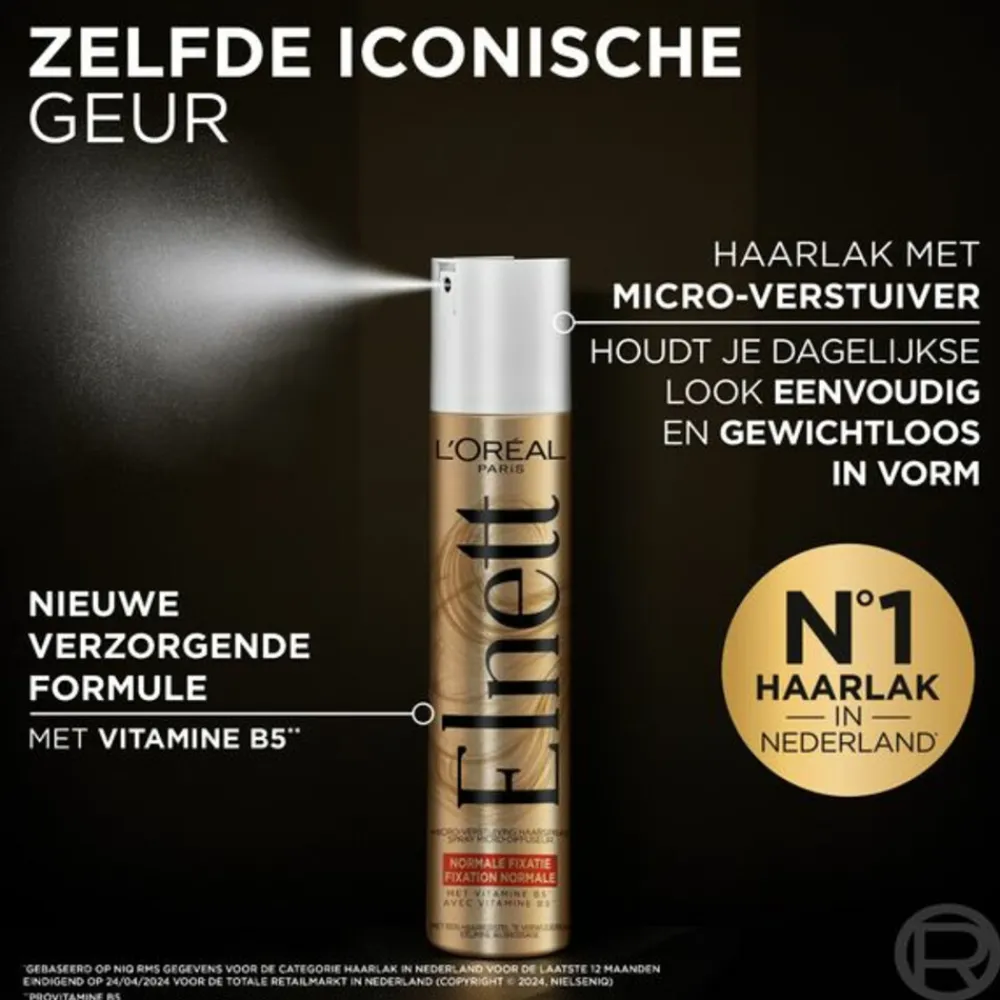 LOréal L'Oréal Elnett Satin Haarspray Normale Fixatie 400 ml