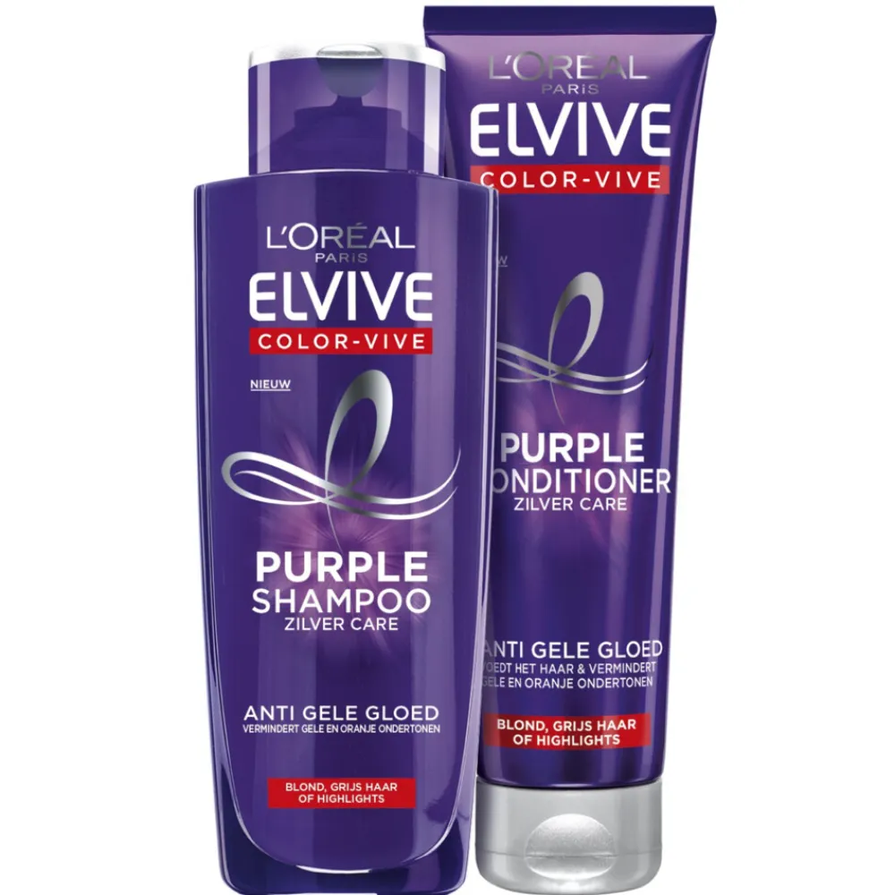 LOréal L'Oréal Elvive Color Vive – shampoo 1x 200 ml & Conditioner 1x 250 ml – Pakket