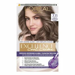 LOréal L'Oréal Excellence Cool Crème Permanente Crèmekleuring 7.11 - Ultra As Middenblond