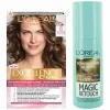 LOréal L'Oréal Excellence Creme 6 Donker Blond + Magic Retouch Uitgroeispray Donkerblond 75 ml Pakket
