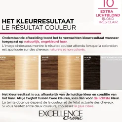 LOréal L'Oréal Excellence Crème Permanente Crèmekleuring 10 Extra Lichtblond