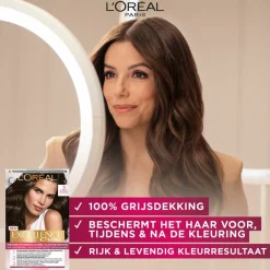 LOréal L'Oréal Excellence Crème Permanente Crèmekleuring 7.7 Honingbruin