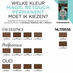 LOréal L'Oréal Magic Retouch Permanent 4 Middenbruin 95 gr