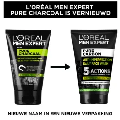 LOréal L'Oréal Men Expert Pure Charcoal Gezichtsreiniger 100 ml