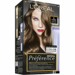 LOréal L'Oréal Preference Haarkleuring 06 Ombrie - Donkerblond + Magic Retouch Uitgroeispray Donkerblond 75 ml Pakket