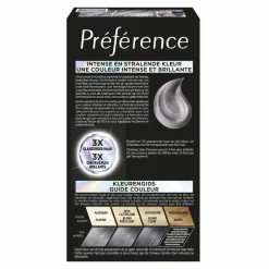 LOréal L'Oréal Preference Vivids Permanente Haarkleuring 9.112 Smokey Grey
