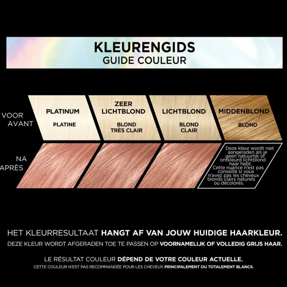 LOréal L'Oréal Preference Vivids Permanente Haarkleuring 9.213 Rose Gold
