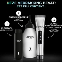LOréal L'Oréal Preference Vivids Permanente Haarkleuring 10.112 Silver Grey