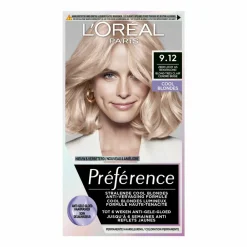 LOréal L'Oréal Préférence Cool Blondes Permanente Haarkleuring 9.12 Siberia - Extra Licht As Beigeblond