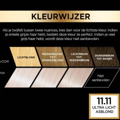 LOréal L'Oréal Préférence Le Blonding Permanente Haarkleuring 11.11 Helsinki - Ultra Licht Asblond