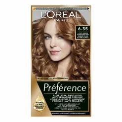 LOréal L'Oréal Préférence Permanente Haarkleuring 6.35 Donker Goud Mahonieblond