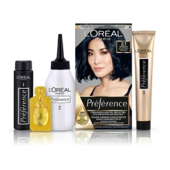LOréal L'Oréal Préférence Permanente Haarkleuring 2.1 Blauw Zwart