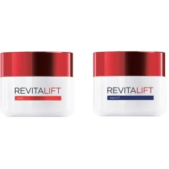 LOréal L'Oréal Revitalift - Dagcrème 1x 50 ml & Nachtcrème 1x 50 ml - Pakket