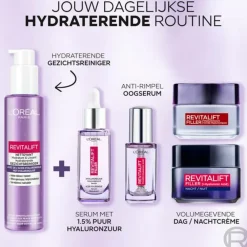 LOréal L'Oréal Revitalift Filler Reinigingsgel met Hyaluronzuur 150 ml