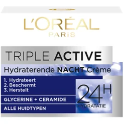 LOréal L'Oréal Triple Active Nachtcrème 50 ml