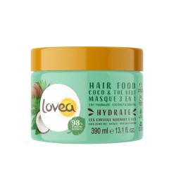 Lovea Kokos en Groene Thee 3-in-1 Haarmasker 390 ml