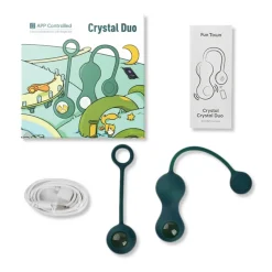 Magic Motion Crystal Duo Bekkenbodem Trainingsset App Bedienbare