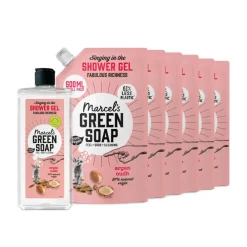 Marcels Green Soap Marcel's Green Soap Douchegel Argan & Oudh + 6 Navullingen Pakket