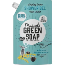 Marcels Green Soap Marcel's Green Soap Douchegel Navulling Mimosa & Zwarte Bes 500 ml