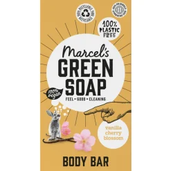 Marcels Green Soap Marcel's Green Soap Showerbar Vanilla & Cherry Blossom 150 gr