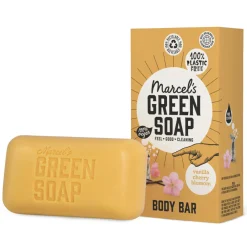 Marcels Green Soap Marcel's Green Soap Showerbar Vanilla & Cherry Blossom 150 gr