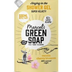 Marcels Green Soap Marcel's Green Soap Shower Gel Navulling Vanille & Kersenbloesem 500 ml