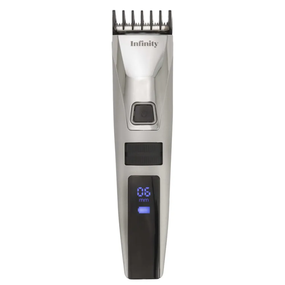 Heren Melissa Tondeuse Oplaadbaar 4W Zwart Zilver