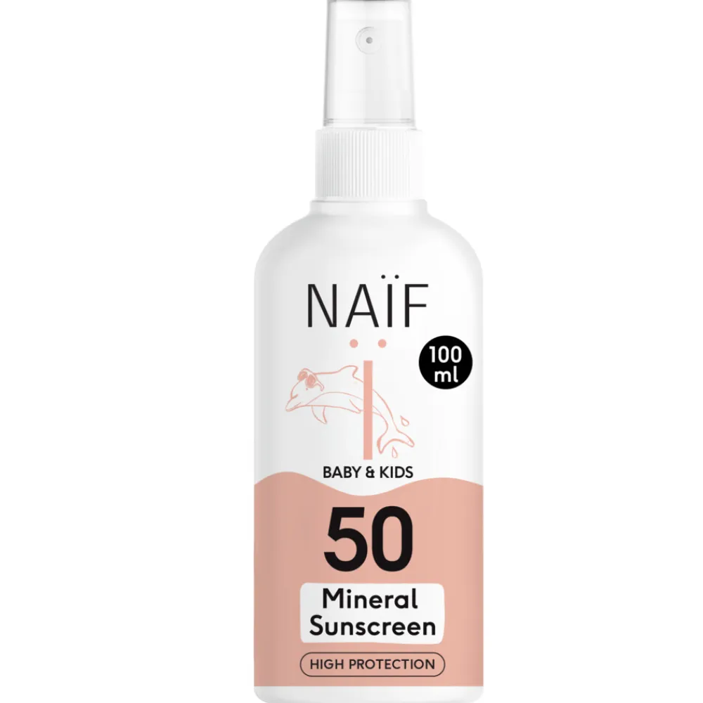 Naif Baby & Kids Minerale Zonnebrand Spray SPF 50 100 ml